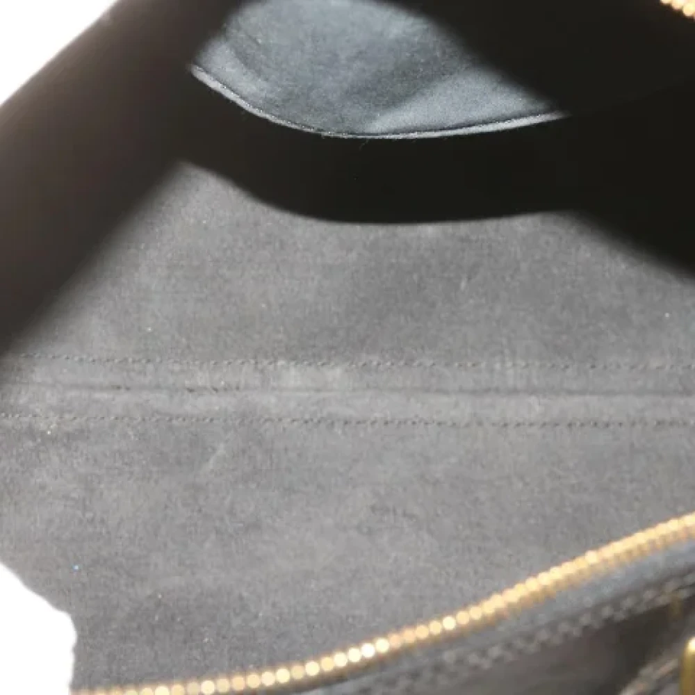 Louis Vuitton Vintage Pre-owned Leather handbags Black Unisex
