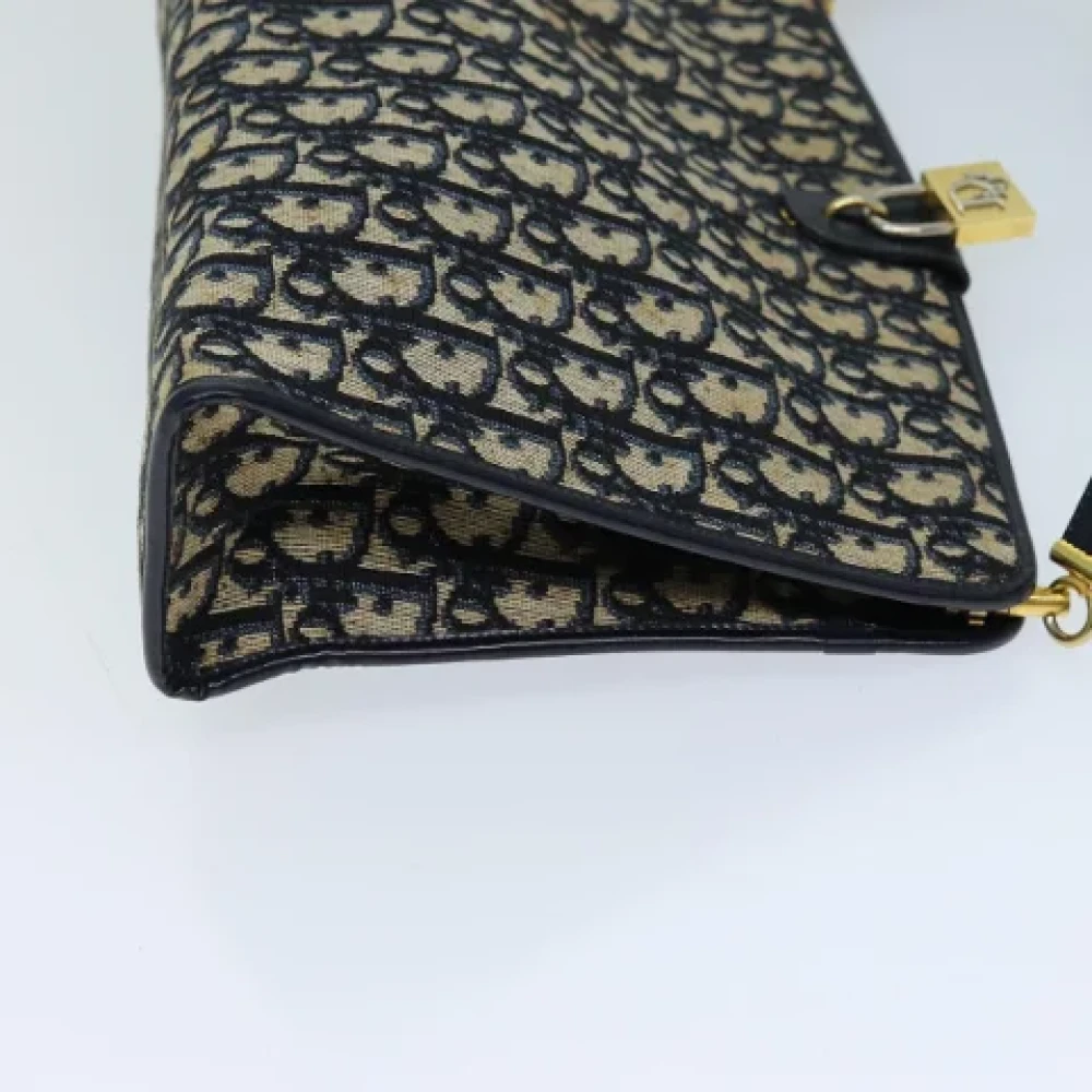 Dior Vintage Pre-owned Canvas dior-bags Blue Dames