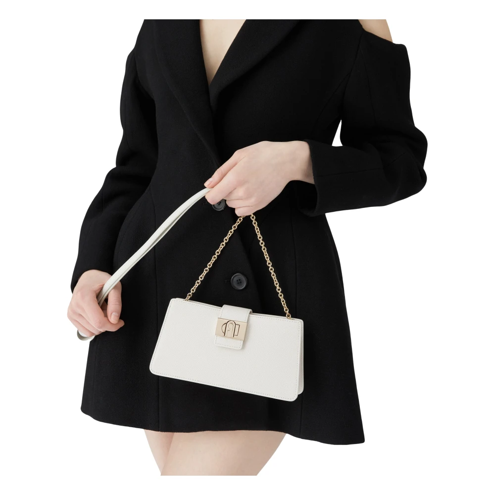 Furla Mini Tas 1927 Arch Logo Twist Sluiting Green Dames