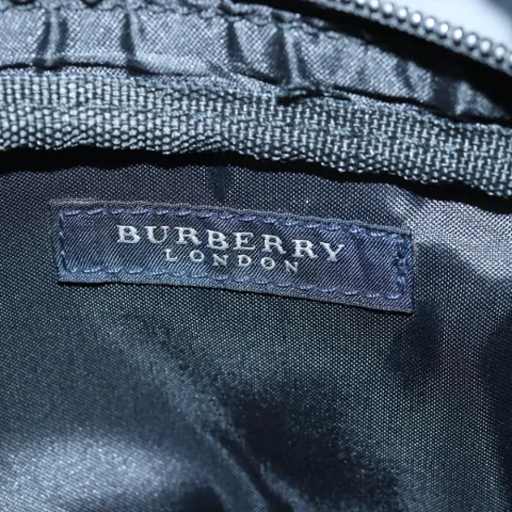 Burberry Vintage Pre-owned Fabric crossbody-bags Black Dames