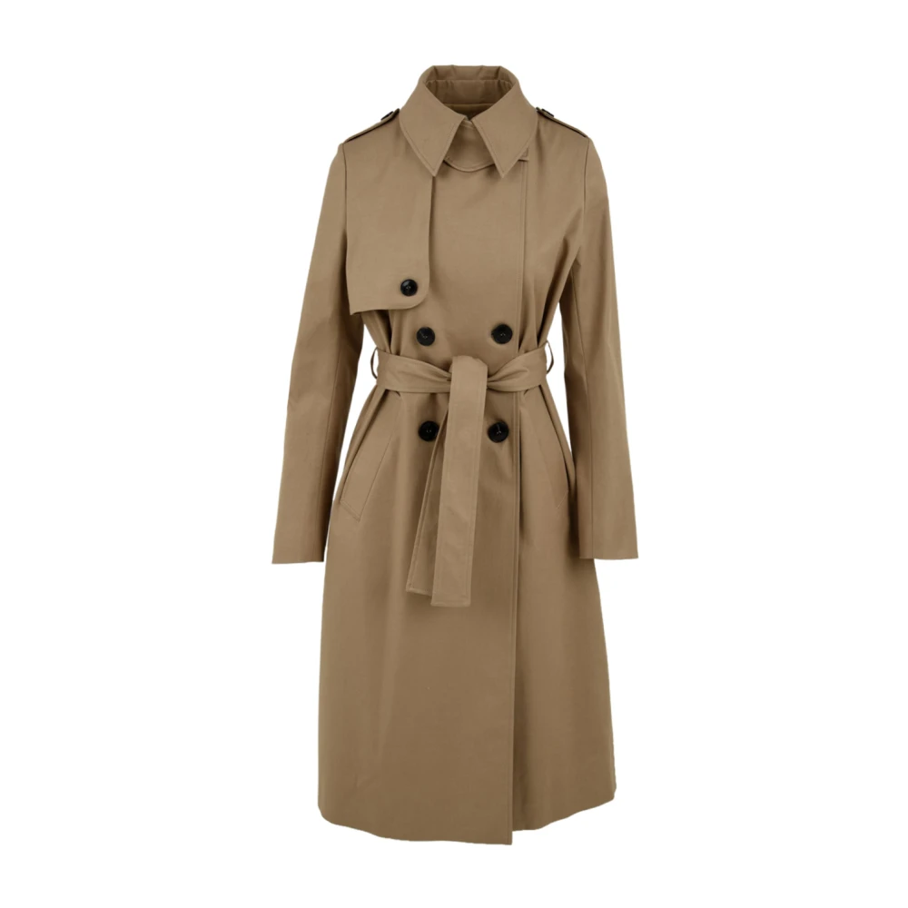 Douuod Woman Bruine Trenchcoat voor Dames Brown Dames