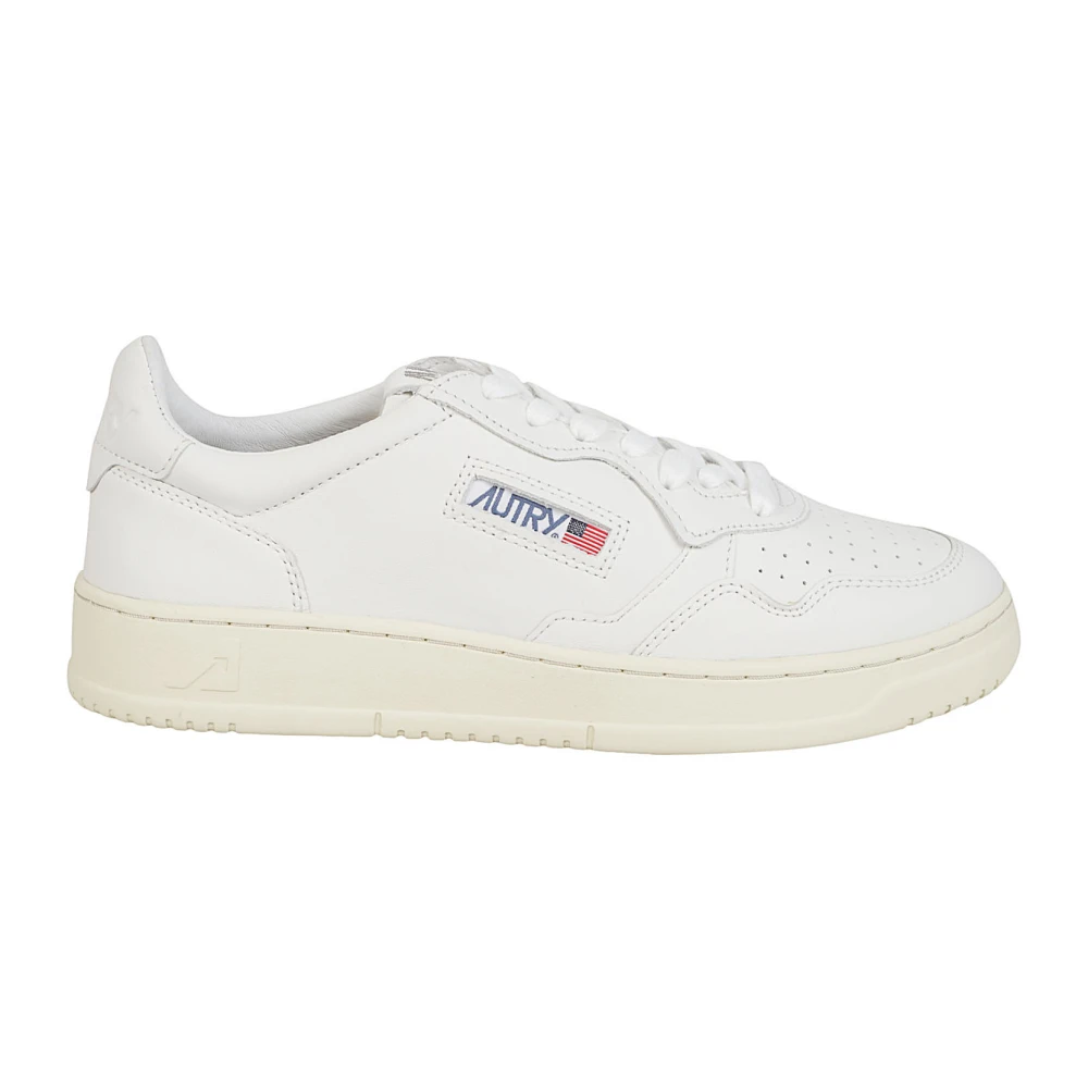 Autry Men's White Medalist Low - Sneakers - 12 Uk - Shoes