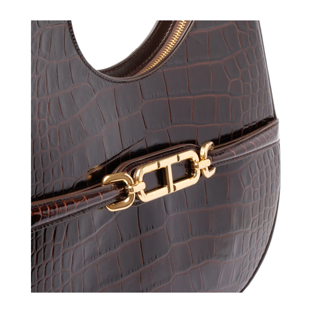 Tom Ford Bruine Leren Tassen Collectie Brown Dames