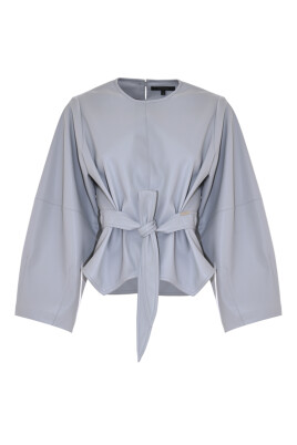 stylish-loose-blouse-with-matching-belt