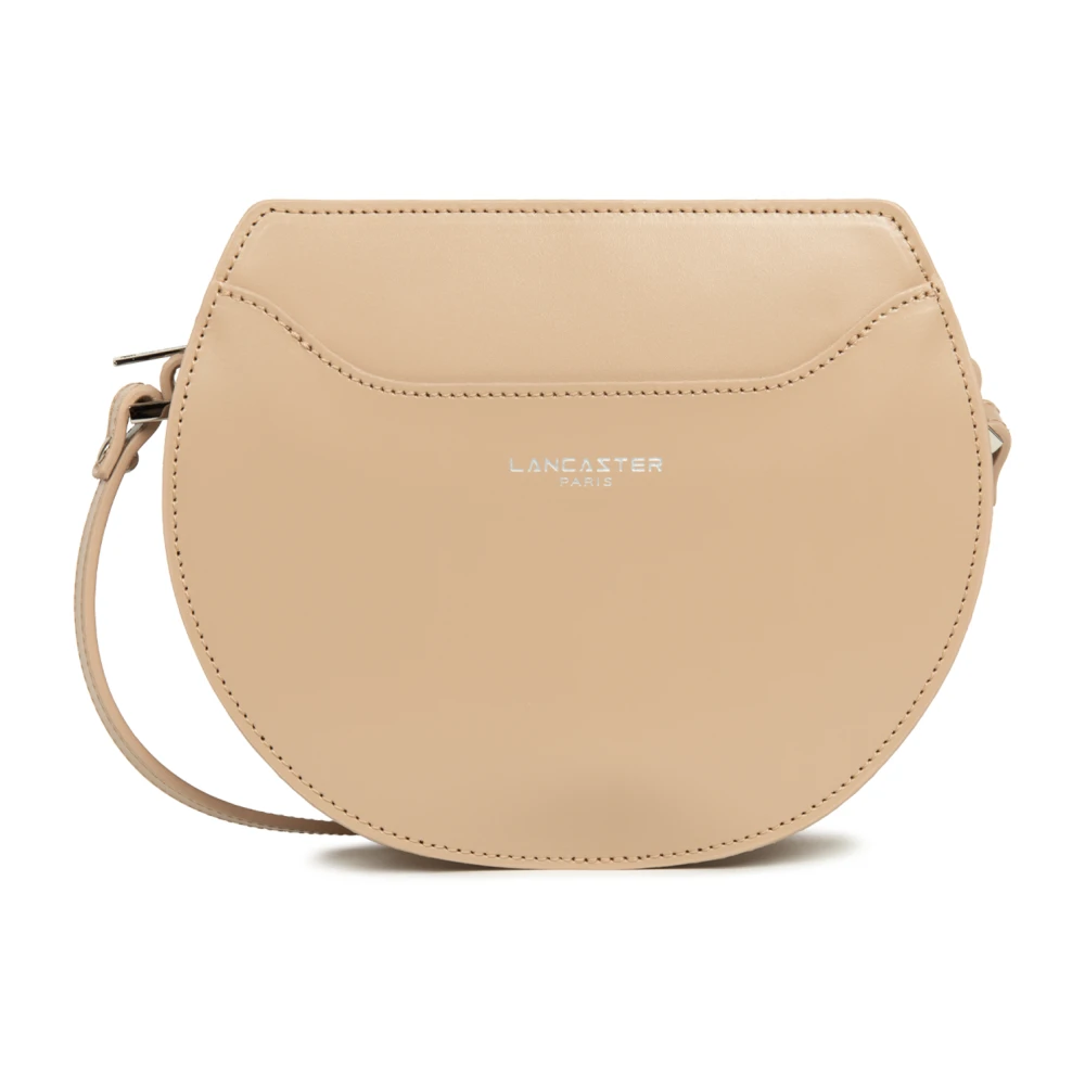 Lancaster Women's Beige Cross Body Bags, One Size, Chic Half Moon Zippered Bag
