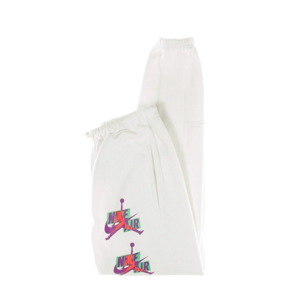 Jordan Klassieke witte sweatpants voor heren White Dames