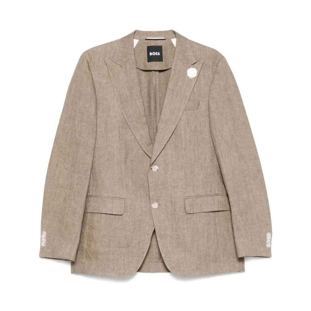 Hugo - Jackets > Blazers - Beige - Hugo - Modalova