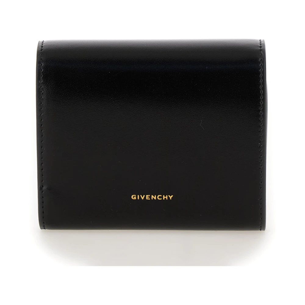 Givenchy Zwarte portemonnee met 4G-logoplaat Black Dames