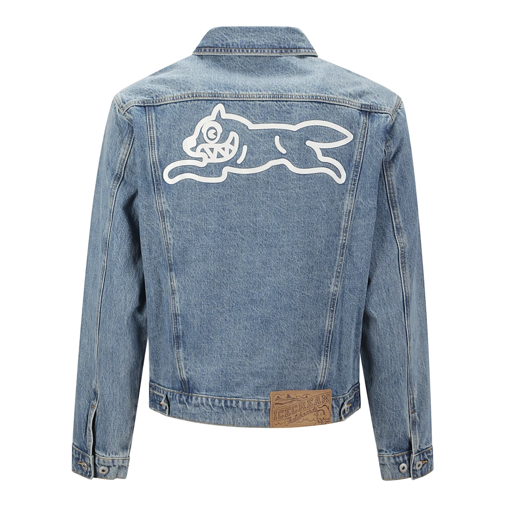 Icecream Denim Trucker Jacket Blue Heren
