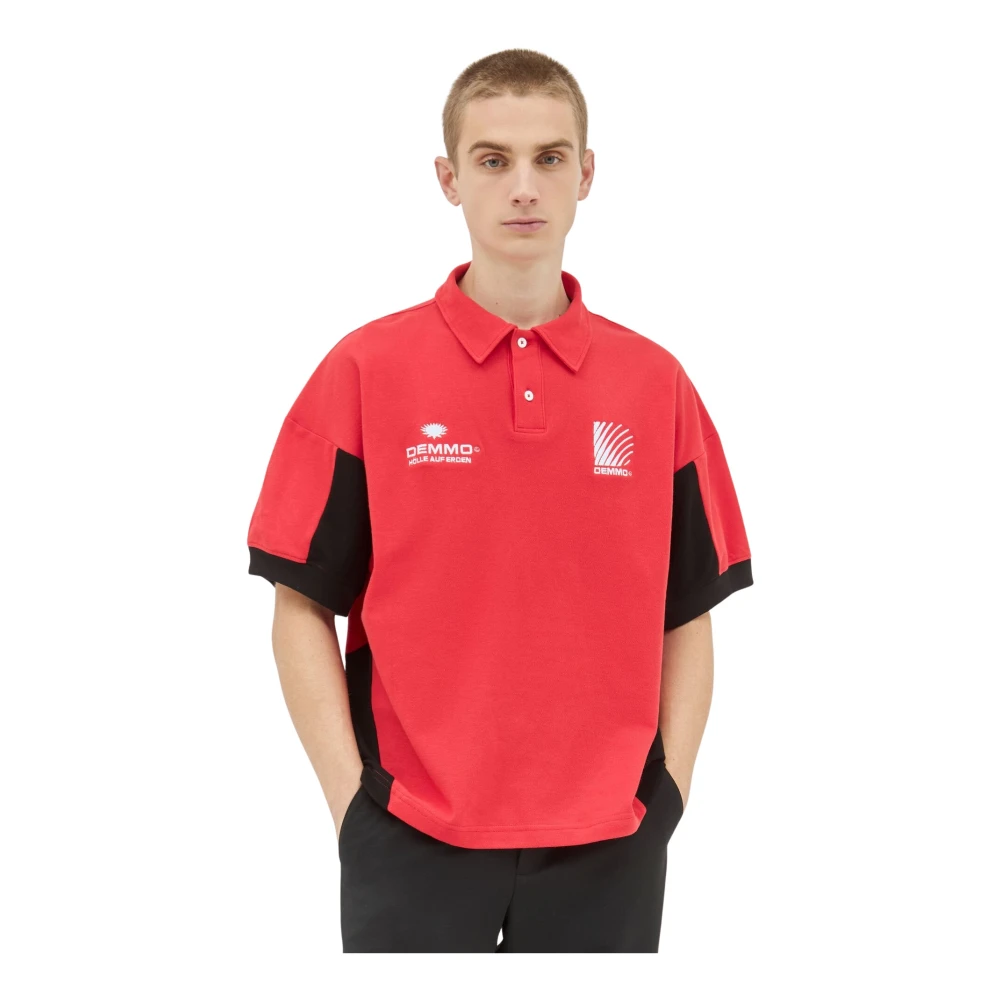 Demmo Uomo Rosso - Station Polo Shirt - Tops - M