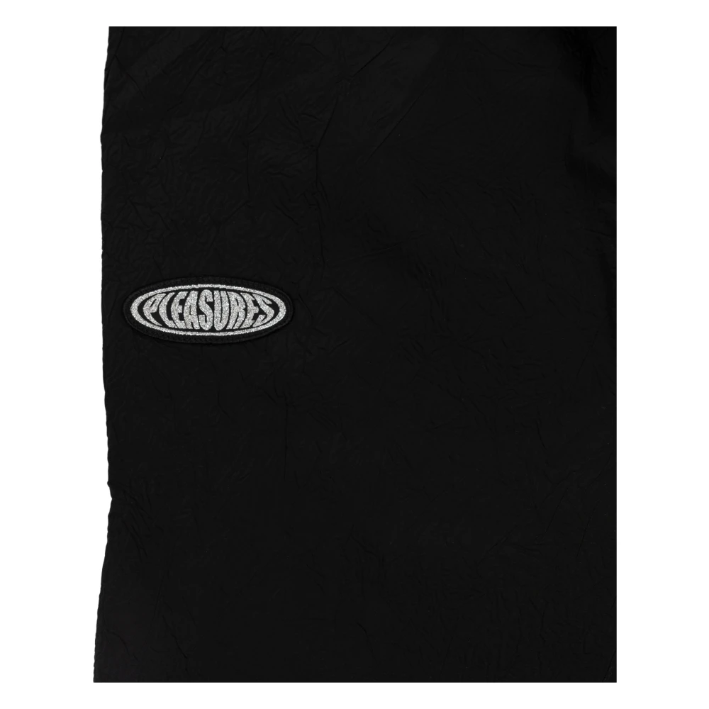 Pleasures Zwarte Flight Pant Stijlvol en Strak Black Heren