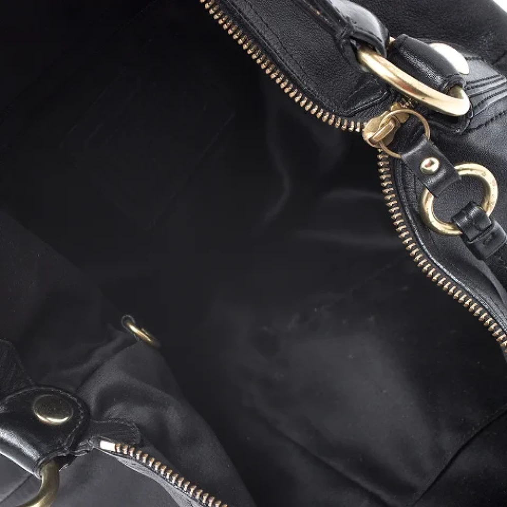 Coach Pre-owned Leather handbags Black Dames