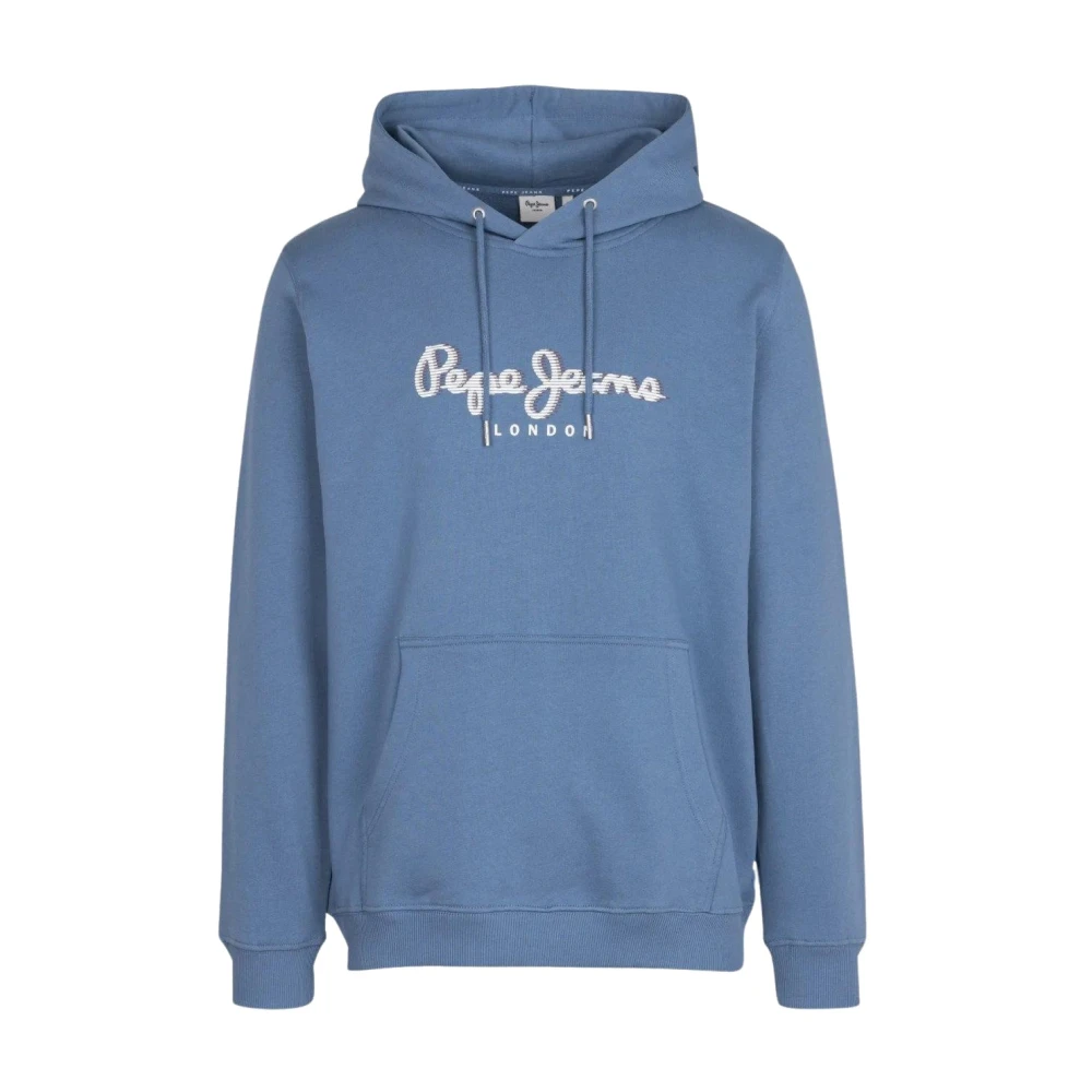 Pepe Jeans Moderne hoodie voor mannen Blue Heren