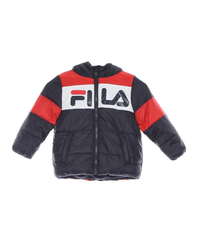 puff-kinderen-donsjack-zwart-rood-wit