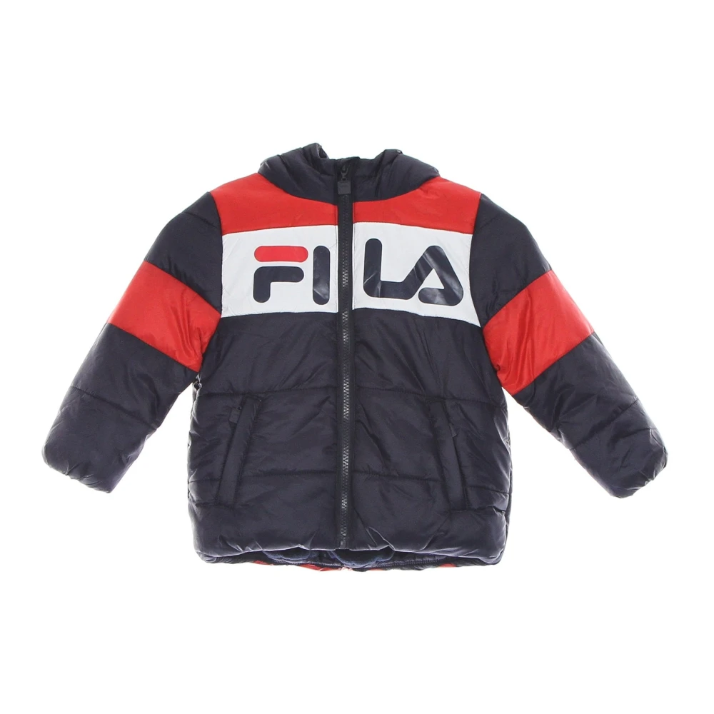 Fila Puff Barn Dunjacka Svart/Röd/Vit Multicolor, Unisex