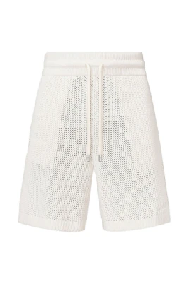 Shorts all'uncinetto
