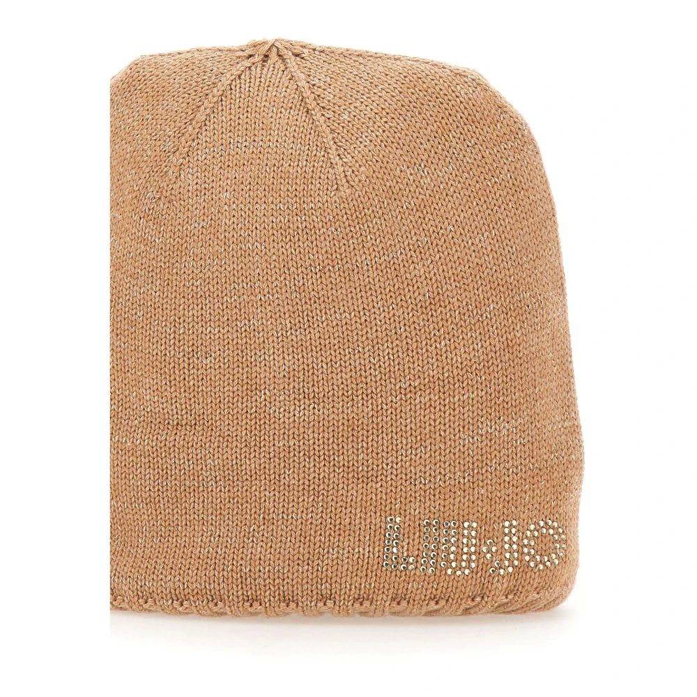 Liu Jo Beige Wolmix Strass Hoed Beige Dames