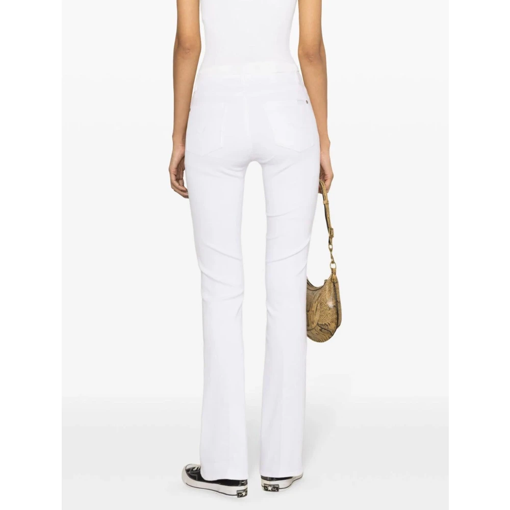 7 For All Mankind Hoge Taille Slim Fit Witte Jeans White Dames