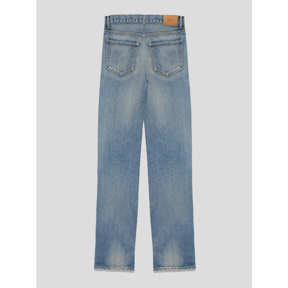 Saint Laurent Denim Jeans voor Mannen Blue Heren