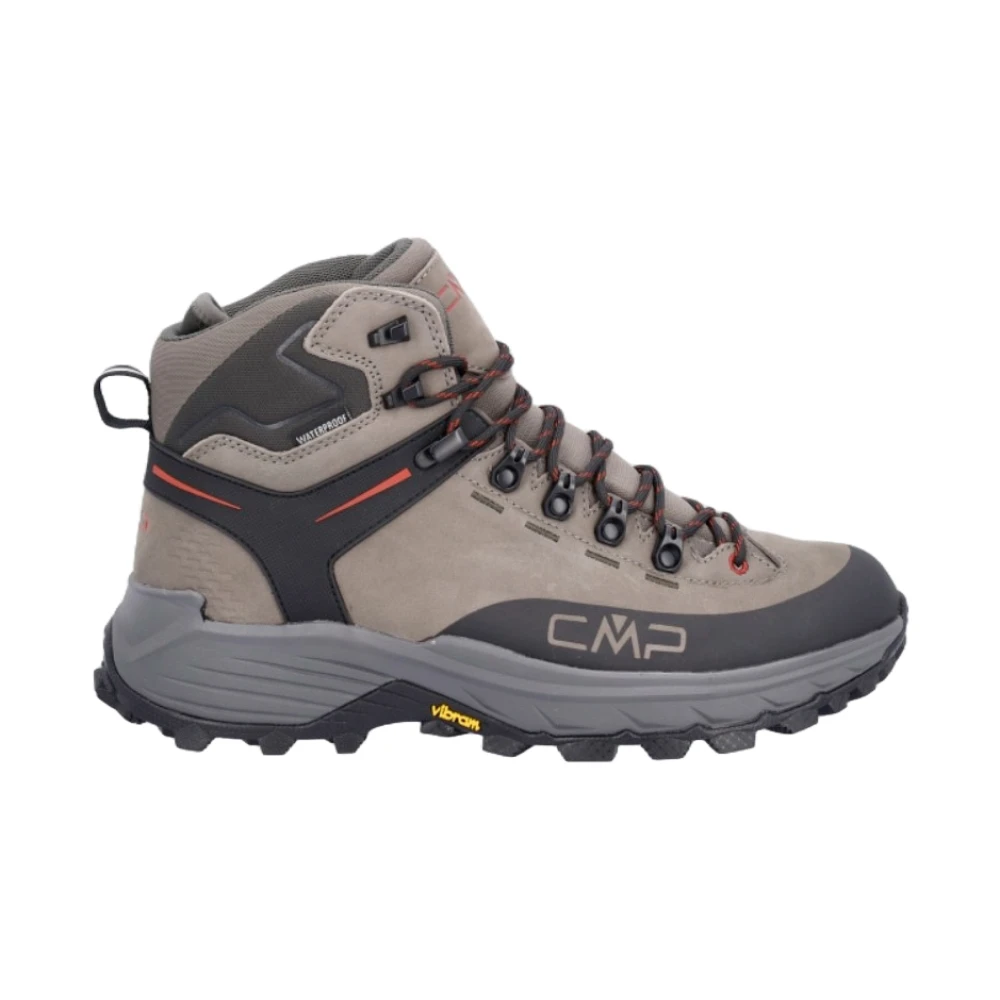 CMP Grijze Sneakers met Vibram Zool Gray Heren