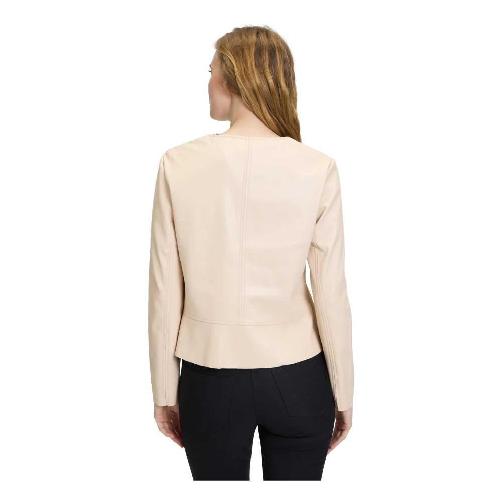 Betty Barclay Korte blazer met rits Beige Dames