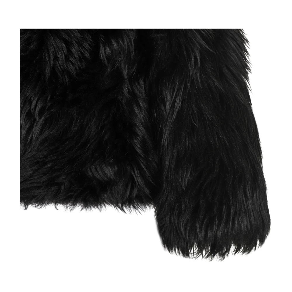 Tom Ford Zwarte Shearling Bontjas Black Dames