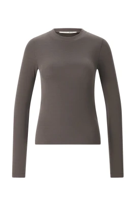 Rib Long Sleeve Top
