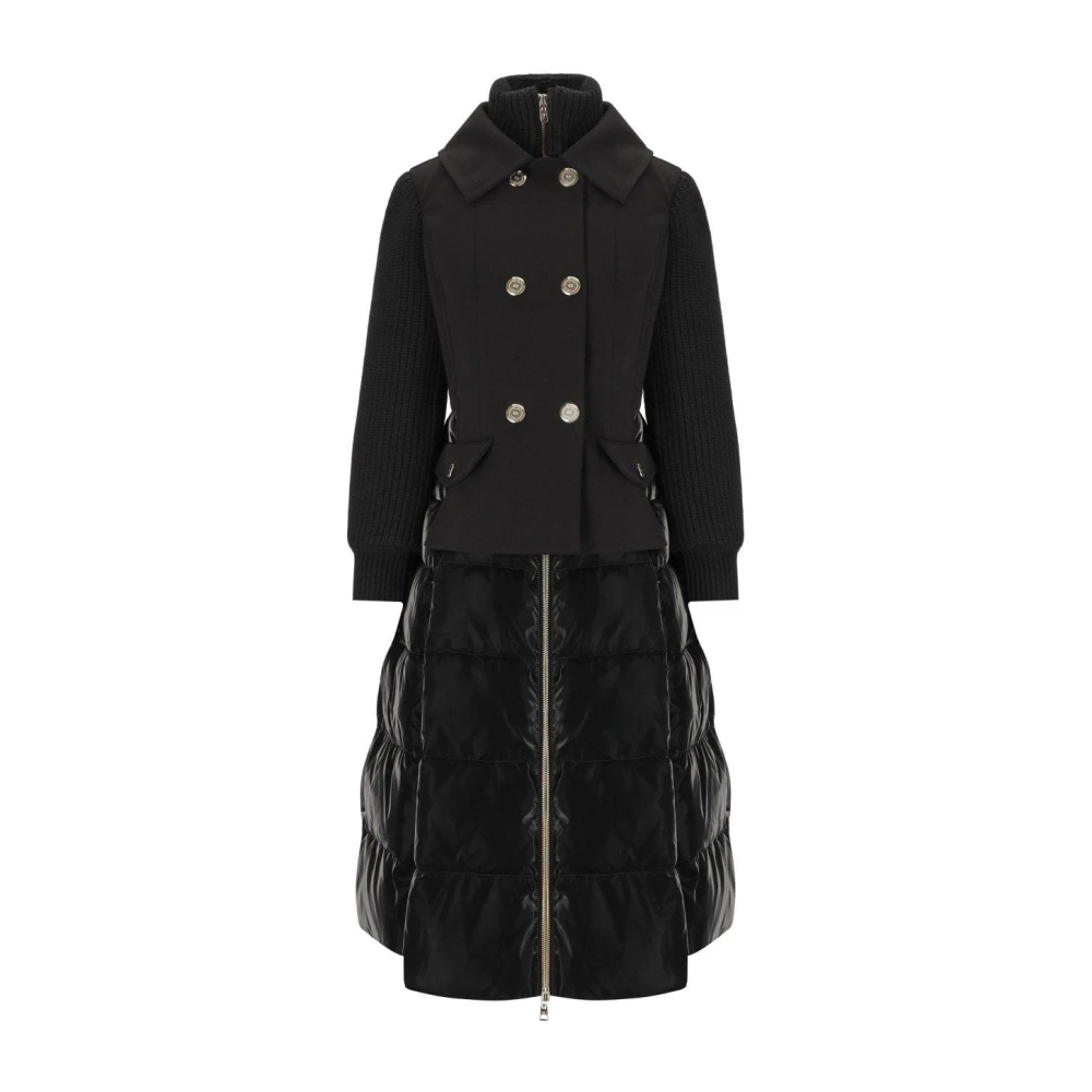 Coats > Double-Breasted Coats - - Elisabetta Franchi - Modalova