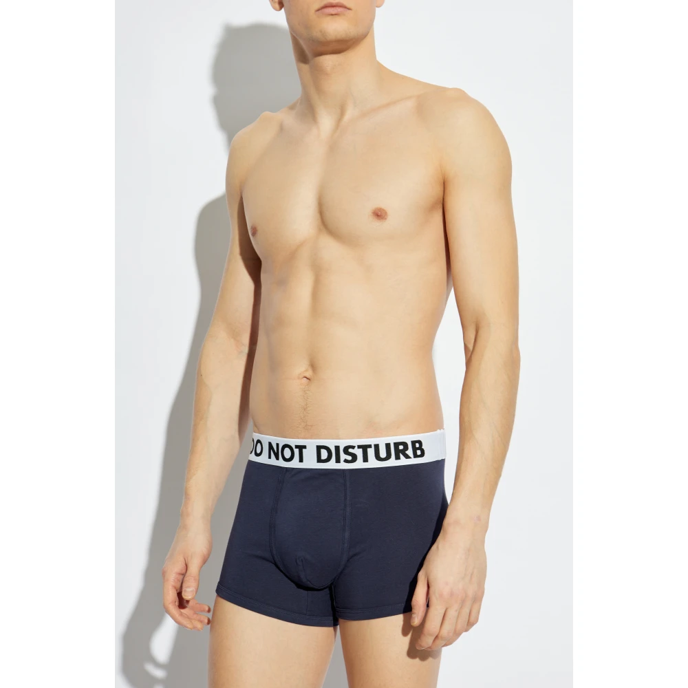 Moschino Twee-pack boxershorts Blue Heren
