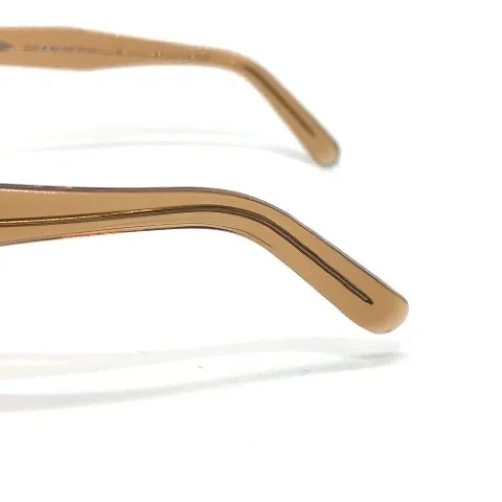 Salvatore Ferragamo Pre-owned Fabric sunglasses Brown Dames
