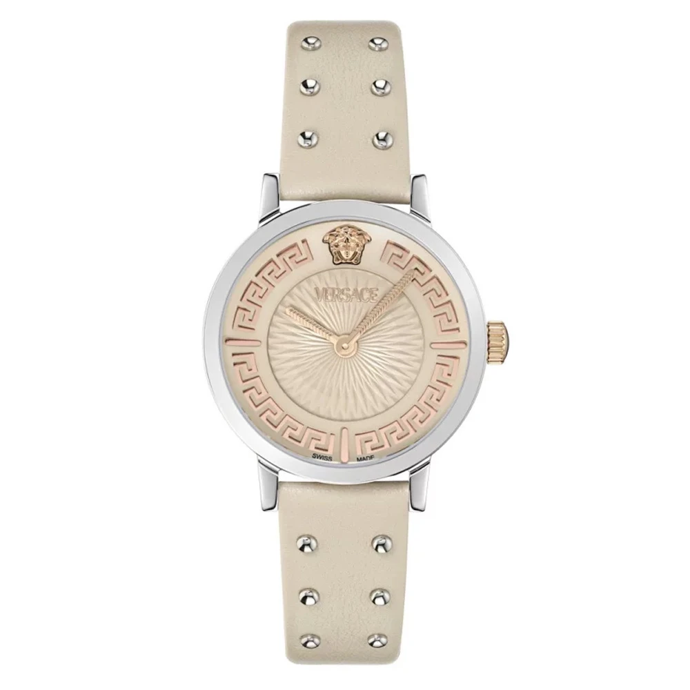 Versace Women's Gray Watch Greca Fortuna 35Mm