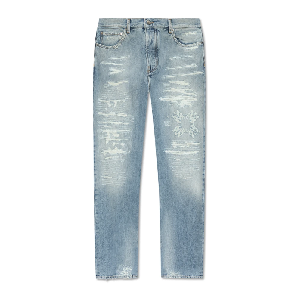 Amiri Jeans met vintage-effect Blue Heren
