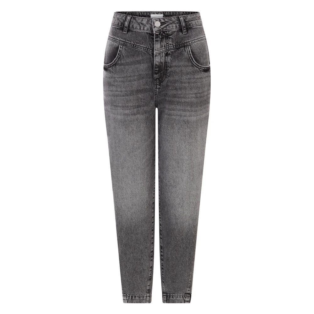 Rich & Royal Steen Grijs Slouchy Katoenen Trui Gray Dames