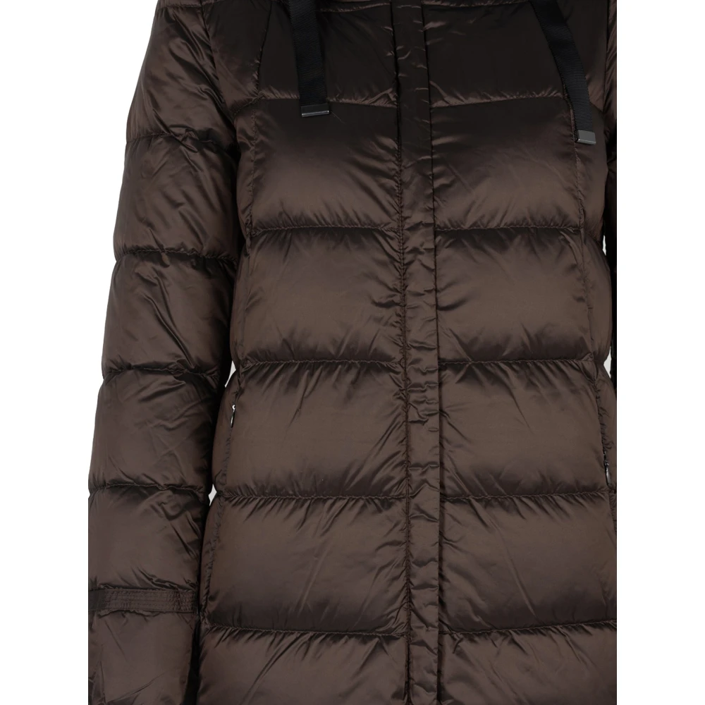 Geox Gewatteerde Parka Jas Brown Dames