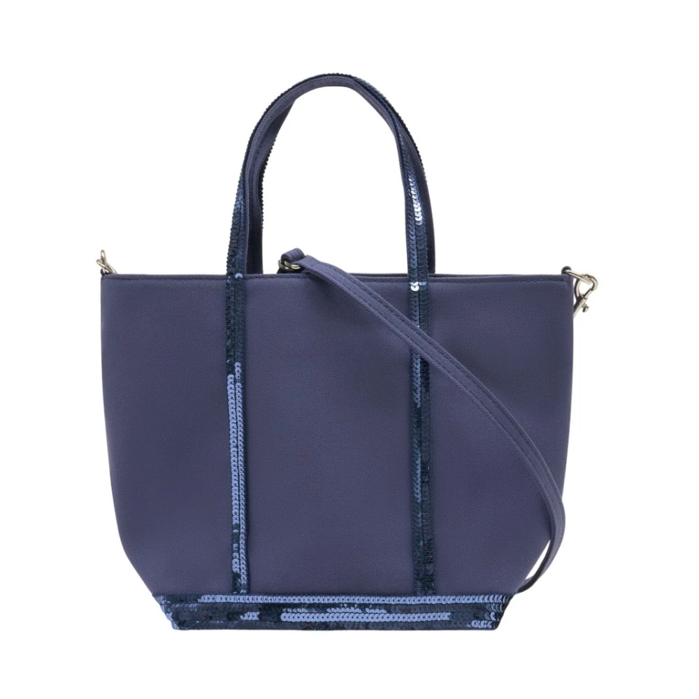 Vanessa Bruno Blue Canvas S Zipped Cabas Tote - Female - Shopping Bags - One Size - Bags