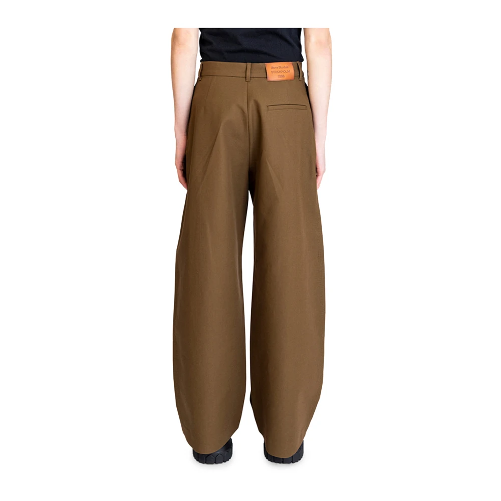 Acne Studios Olijfgroene Broek Stijlvolle Mode Green Heren