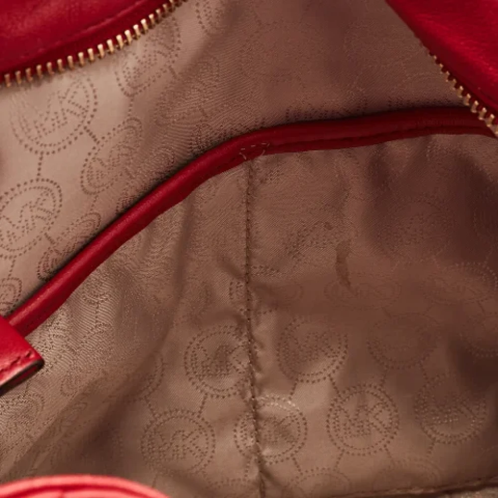 Michael Kors Pre-owned Leather handbags Red Dames