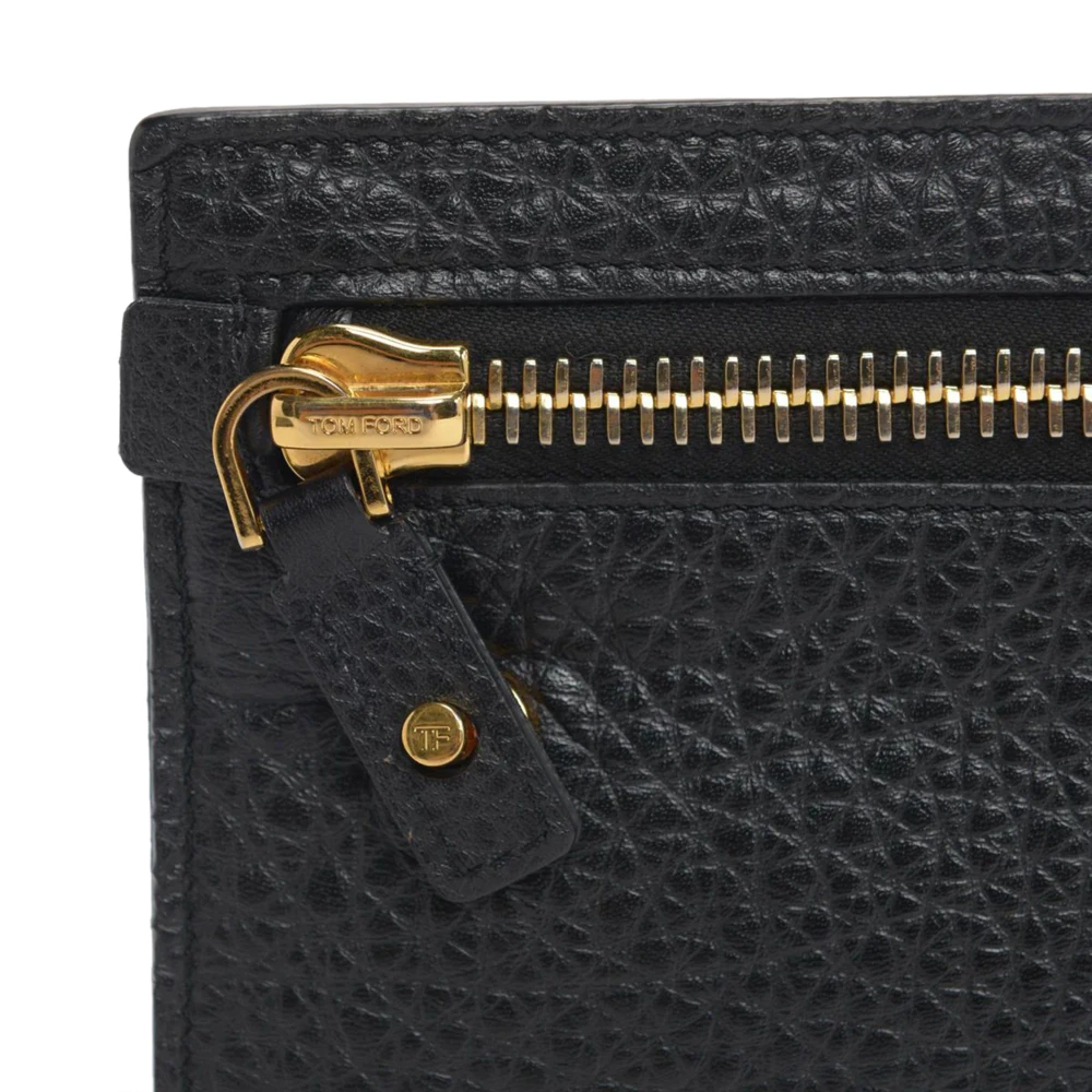 Tom Ford Platte Pouch Portemonnee Black Heren