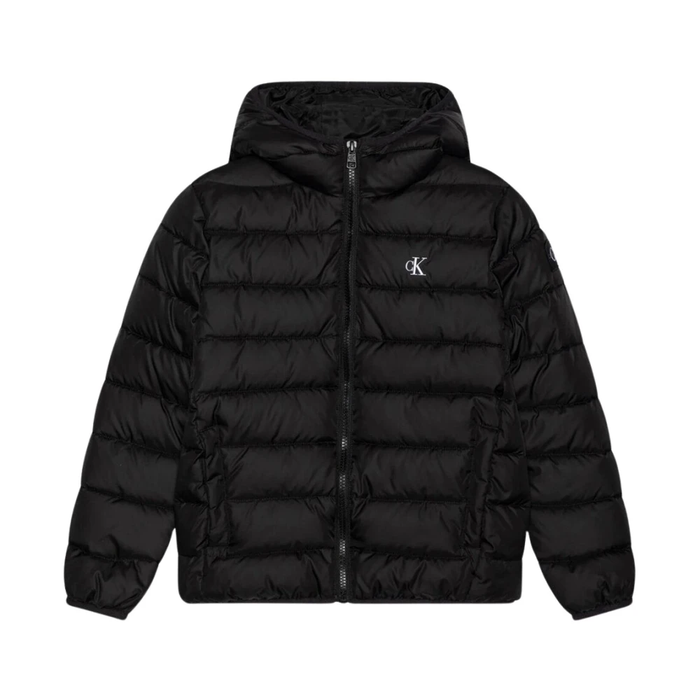 Calvin Klein Padded Nylon Jacket - Male - Winter Jackets - Black - 16 Y | 176 Cm - Kids - Image 2