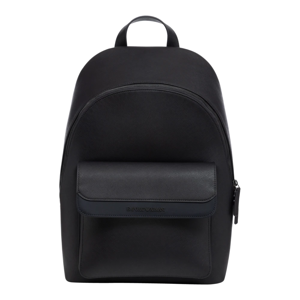 Emporio Armani Stijlvolle Rugzak met Logo Blue Heren
