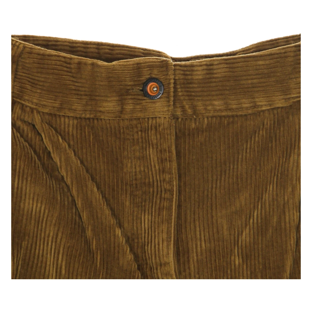 Timberland Fluweel Lange Broek met Zakken Green Dames
