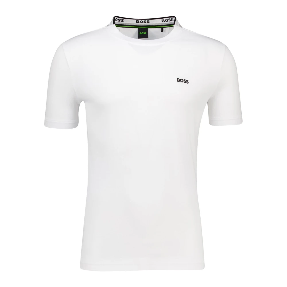 Hugo Uomo Bianco - T-Shirt Verde Con Scollo Rotondo - Tops - Xl