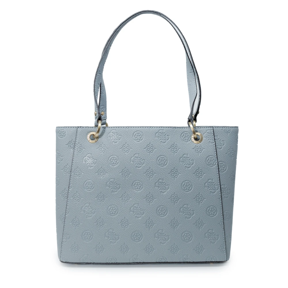 Guess Peony Noel Tote Blue Dames