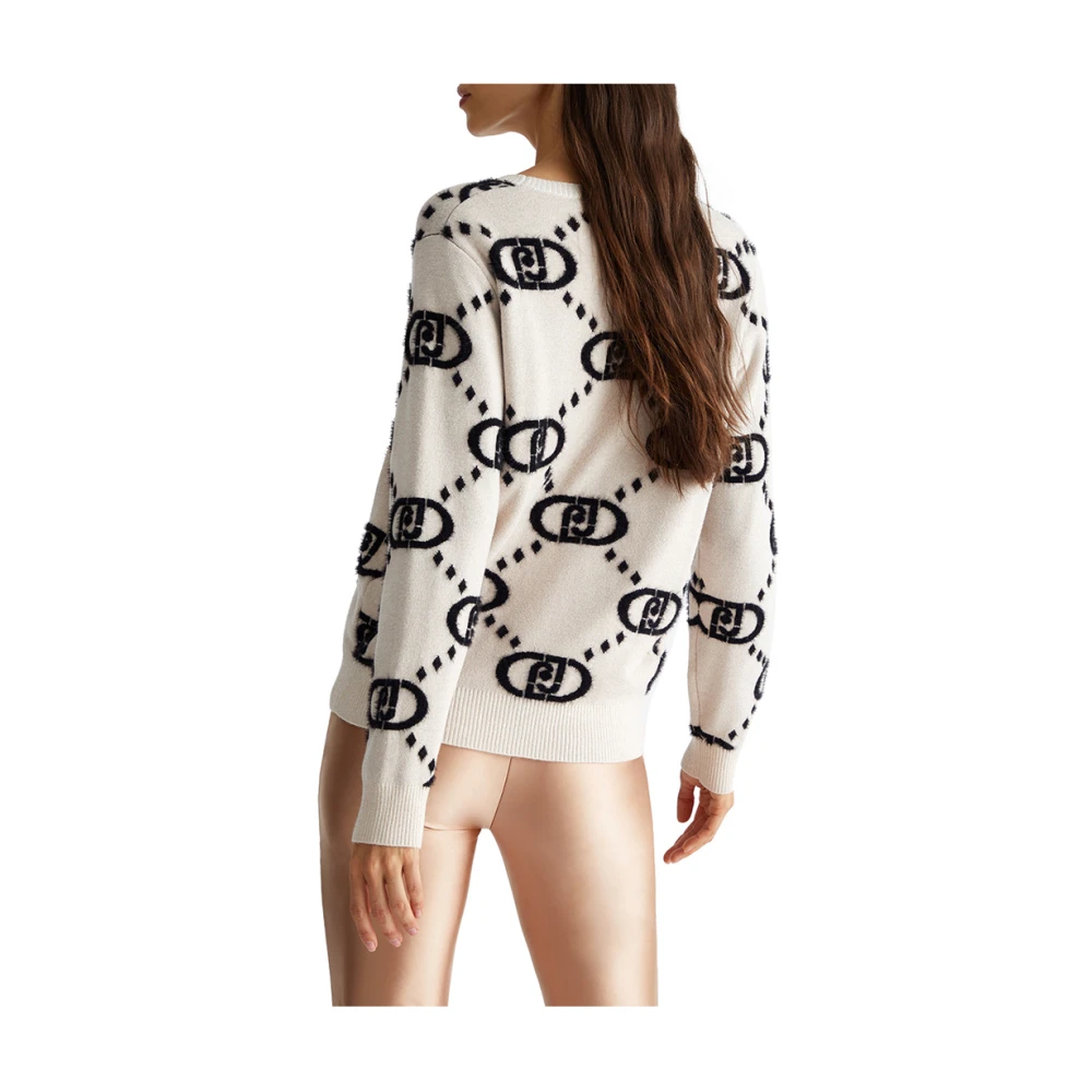 Liu Jo Ivory Sweater Chic and Elegant Beige Dames