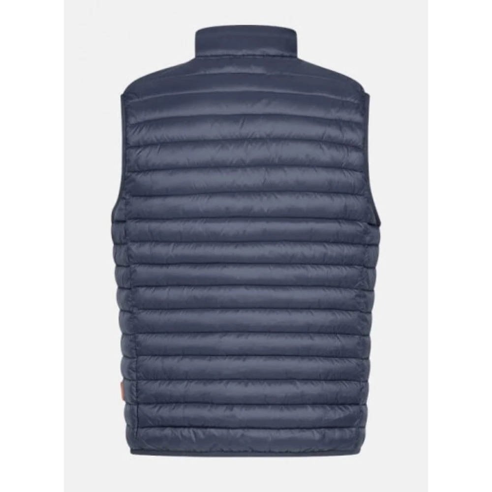 Save The Duck Blauw Gewatteerd Mouwloos Jack Blue Heren