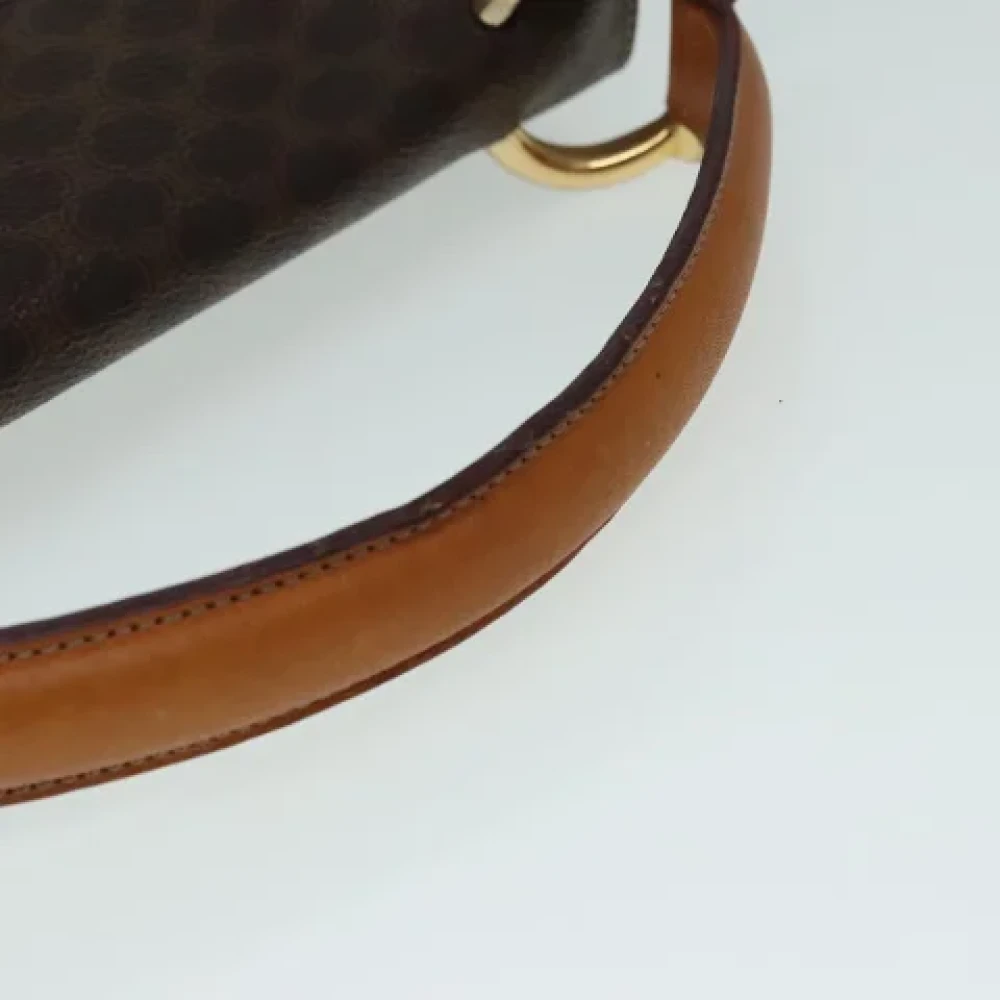 Celine Vintage Pre-owned Canvas handbags Brown Dames