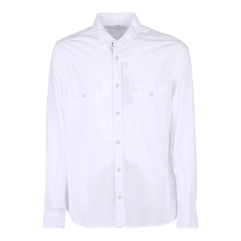 Original Vintage Casual Shirts White Heren