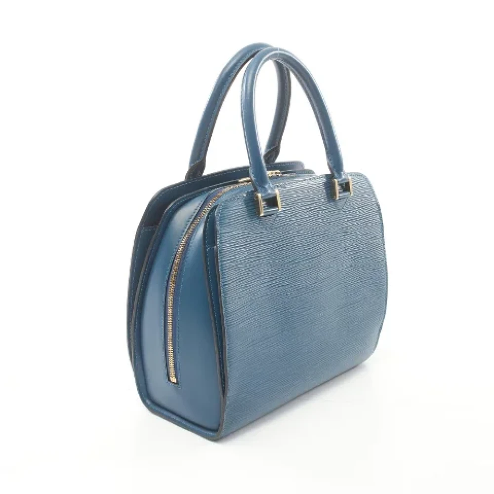 Louis Vuitton Vintage Pre-owned Leather handbags Blue Dames