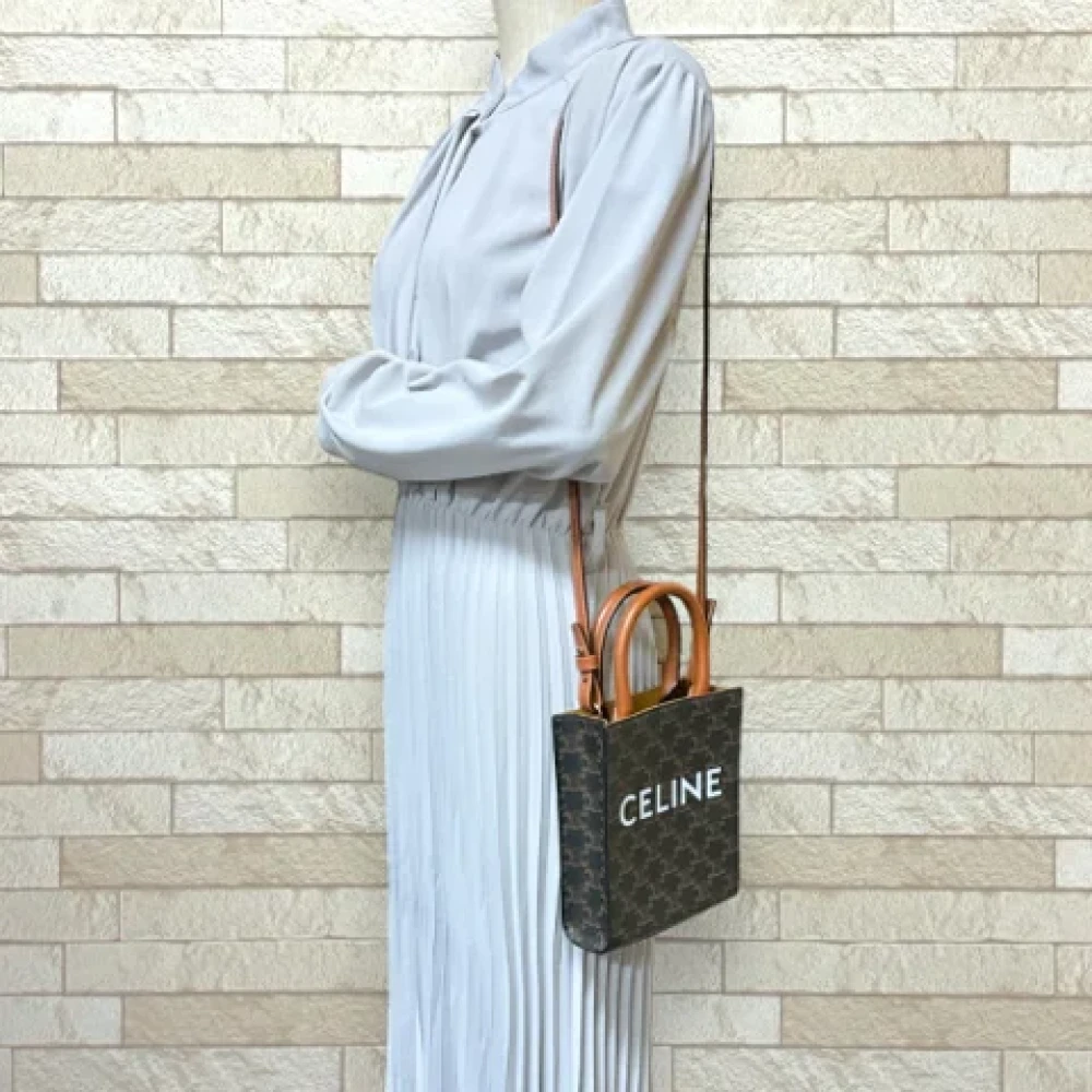 Celine Vintage Pre-owned Coated canvas celine-bags Black Dames