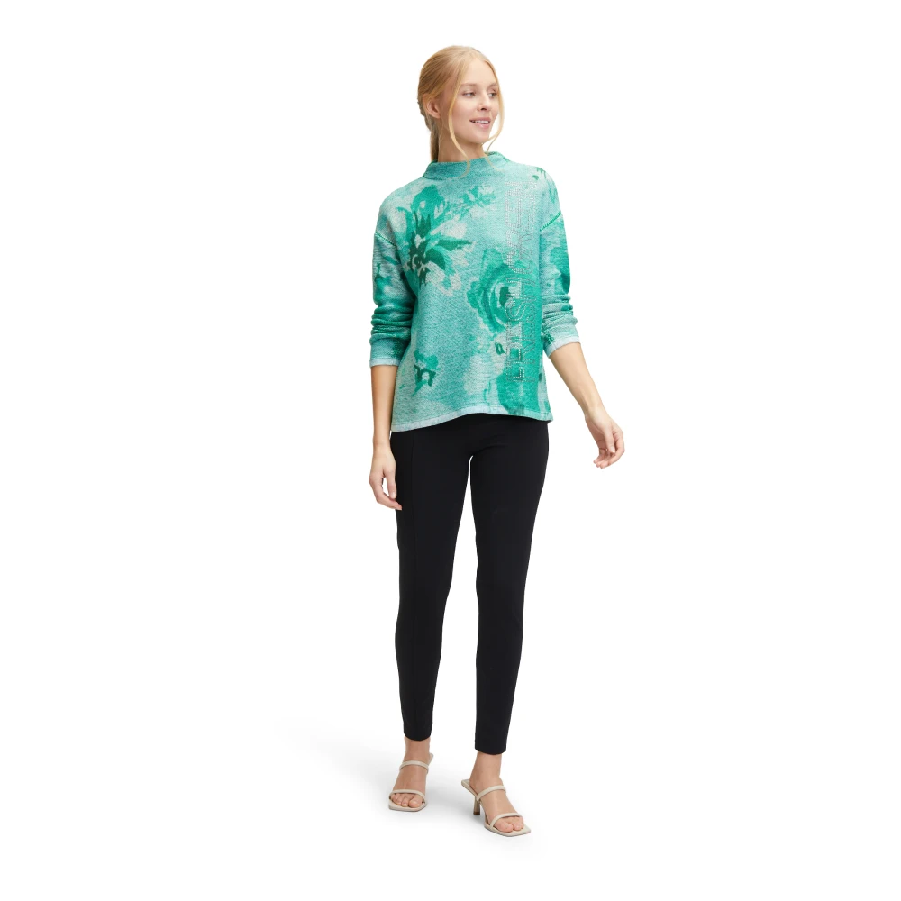 Betty Barclay Round-neck Knitwear Green Dames